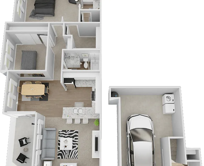 Plan B3 Floorplan Diagram