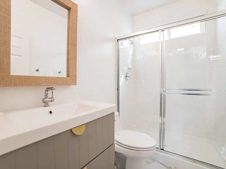 Bathroom 3 on main floor with walk in shower