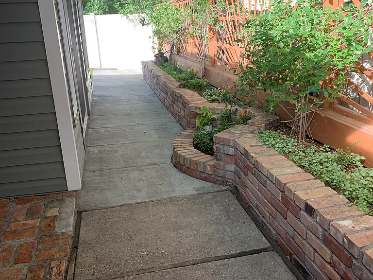 Looking towards the backyard
