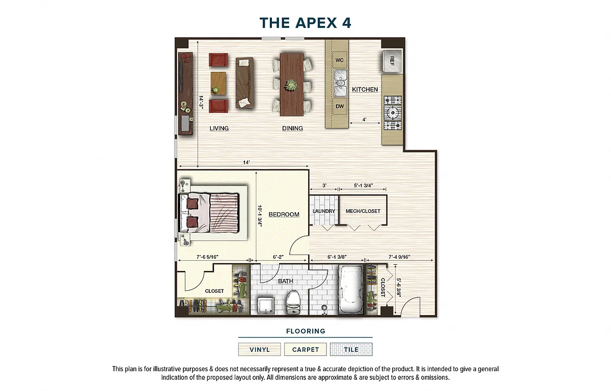 Floor plan The Apex 4