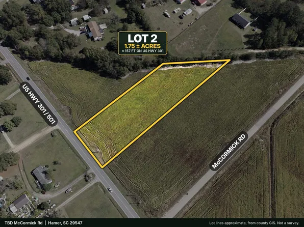 TBD Highway 301 Lot 2, Hamer, SC 29547