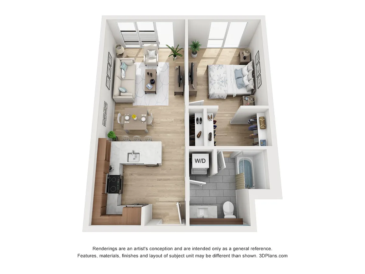 Floor plan A1E