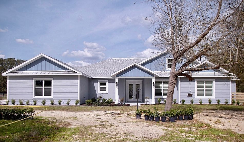 Front elevation of home