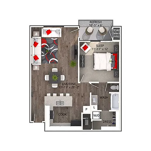 Floor plan Benbrook