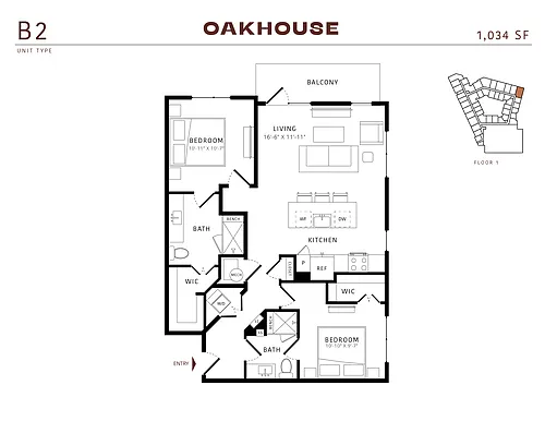 Floor plan B2