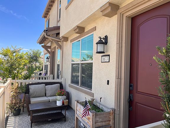 Front door and patio