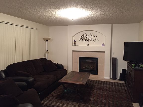 Large family room with fireplace