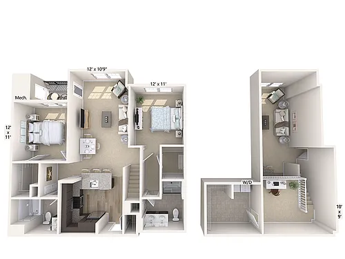 Floor plan B2L-1393sq-Stainless