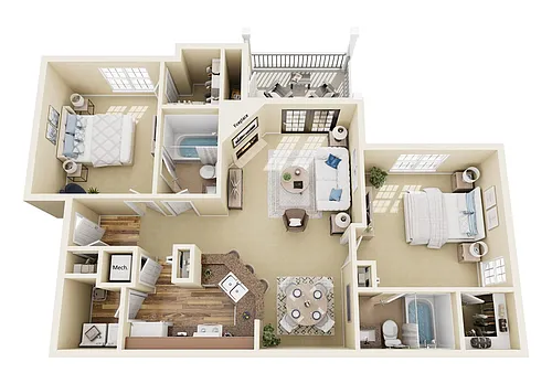 Floor plan The Argonne