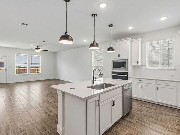 Kitchen Open to the Gathering Space