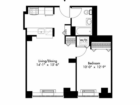 2nd image of 310 E 2nd St APT 9J