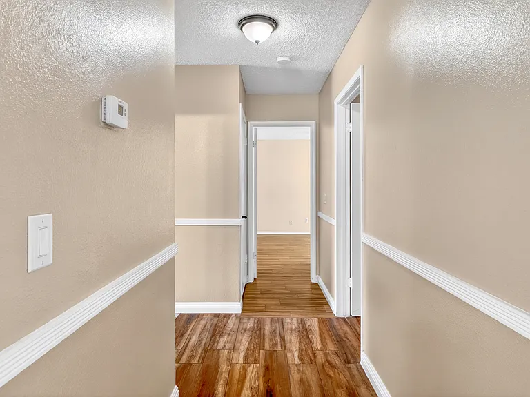 hallway facing master bedroom