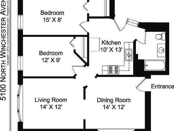5th image of 5100 N Winchester Ave #1