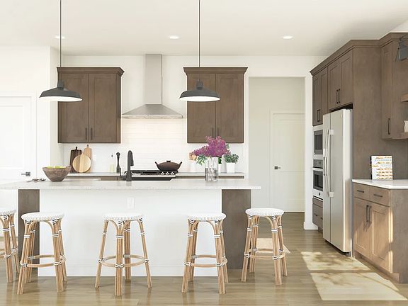 Kitchen with pendant ligthing