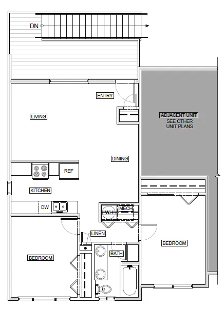 Floor plan 2 Bedroom