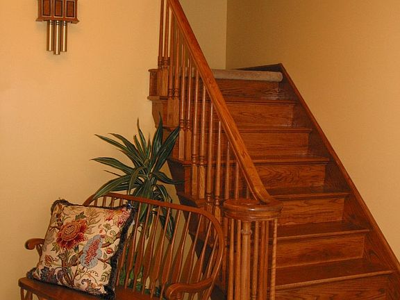 Oak staircase