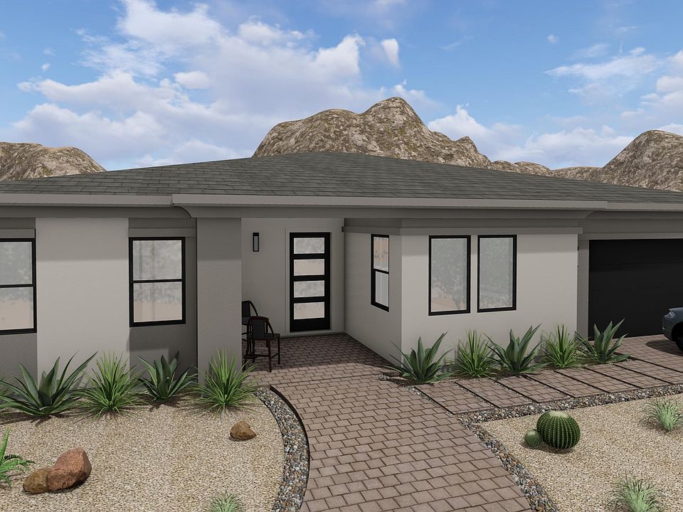 Western Stucco Elevation