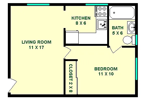 Floor plan Frost