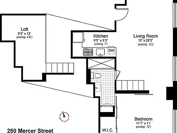 2nd image of 250 Mercer St APT D401