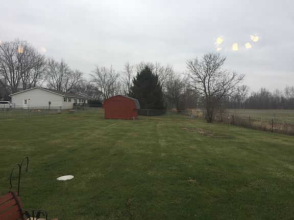 Large fenced backyard