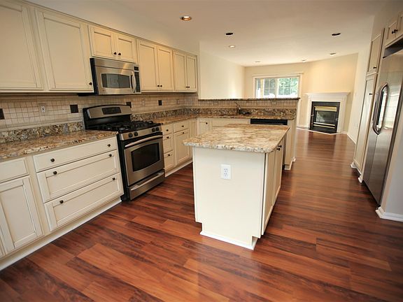 Kitchen open to Family room
