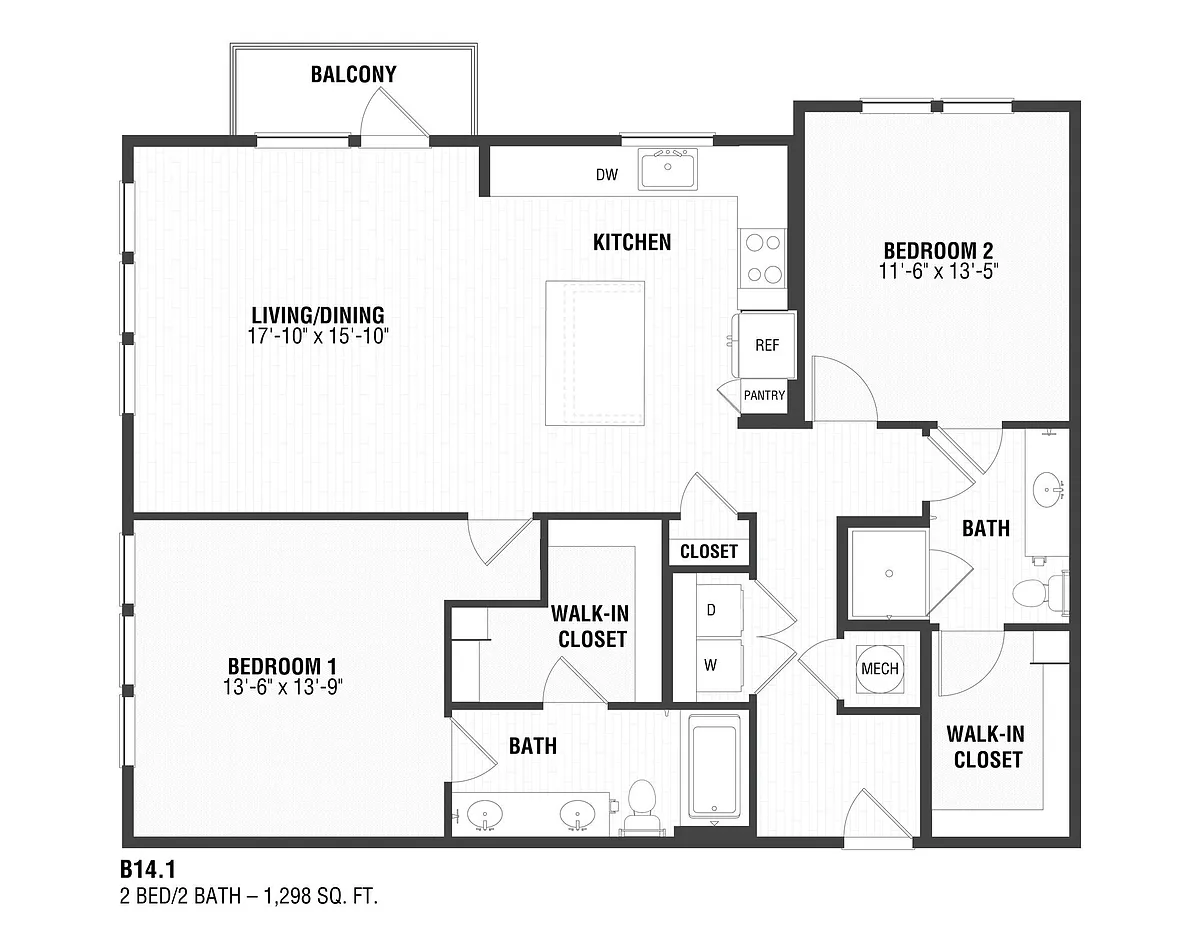 Floor plan B141