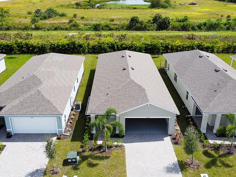 Aerial view of home