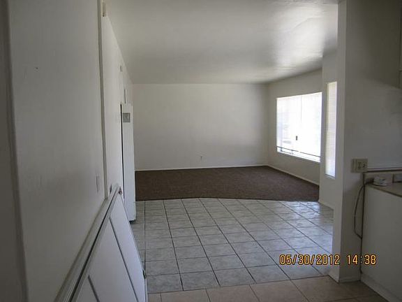 Kitchen open to living ro