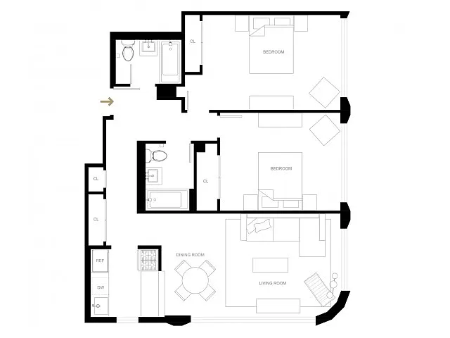 Floor plan B3-R