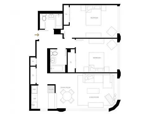Floor plan B3-R