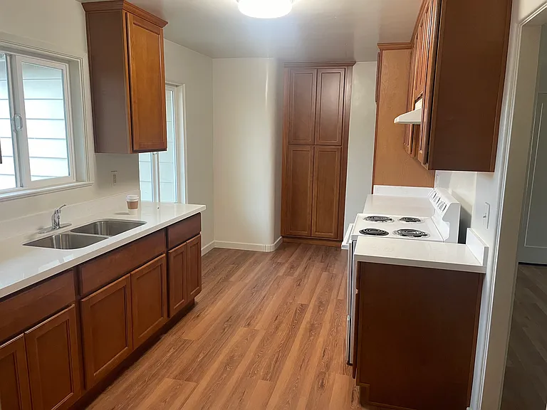entering kitchen from hall