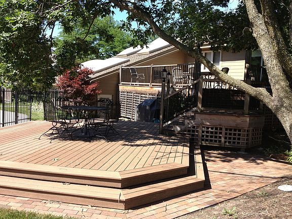 Back Yard View of Deck