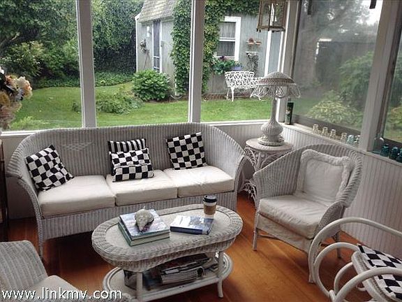 Screened Porch; View of Studio