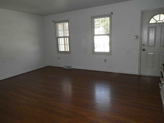 Living room with laminate flooring