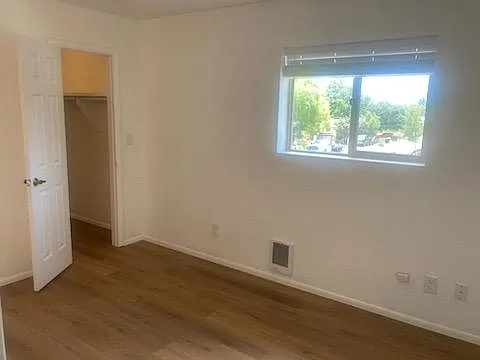 Second bedroom with walk-in closet