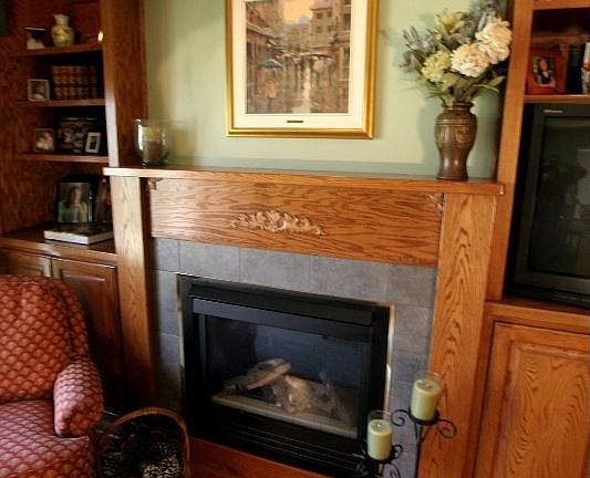 Fireplace in Living Room