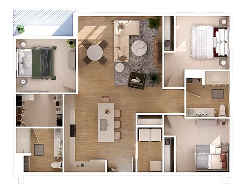 Floor plan The Hartwell | Workforce Incentive Program