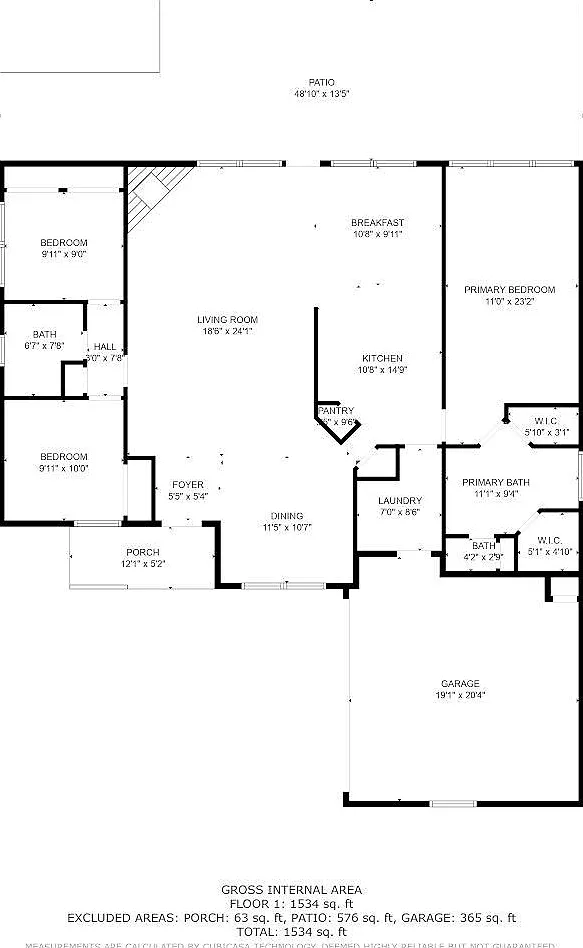 3 bed, 2.0 bath, 1666 sqft, $2,100 — Photo 3