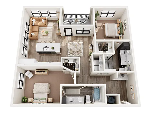 Floor plan B3