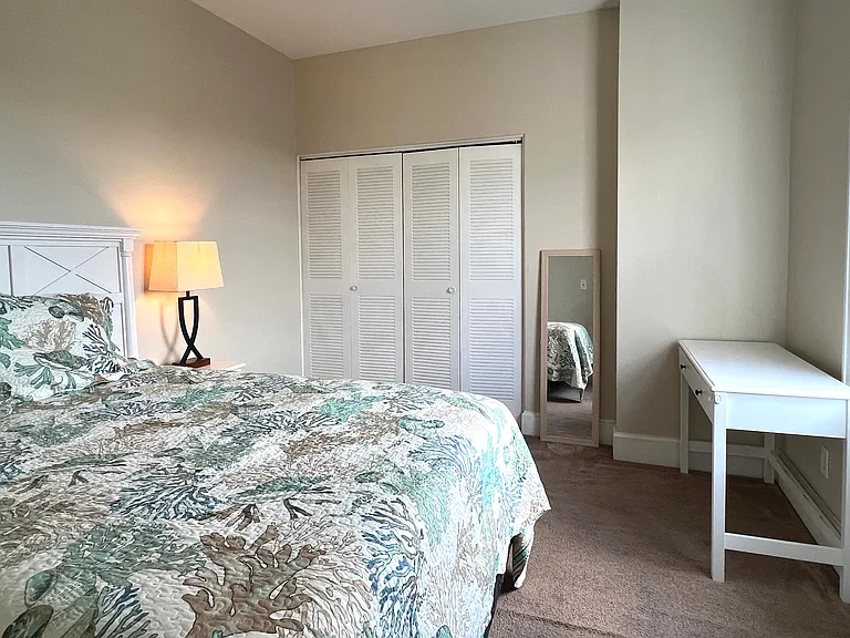 Light filled bedroom #2 with queen bed