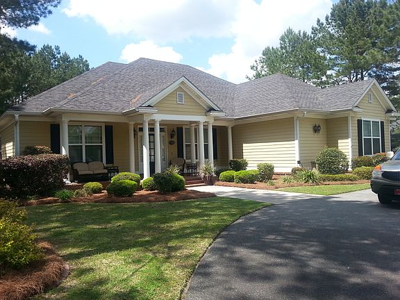 Close up of house front