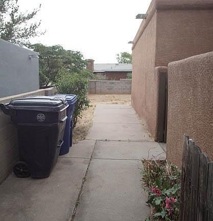 Side Patio looking towards Backyard
