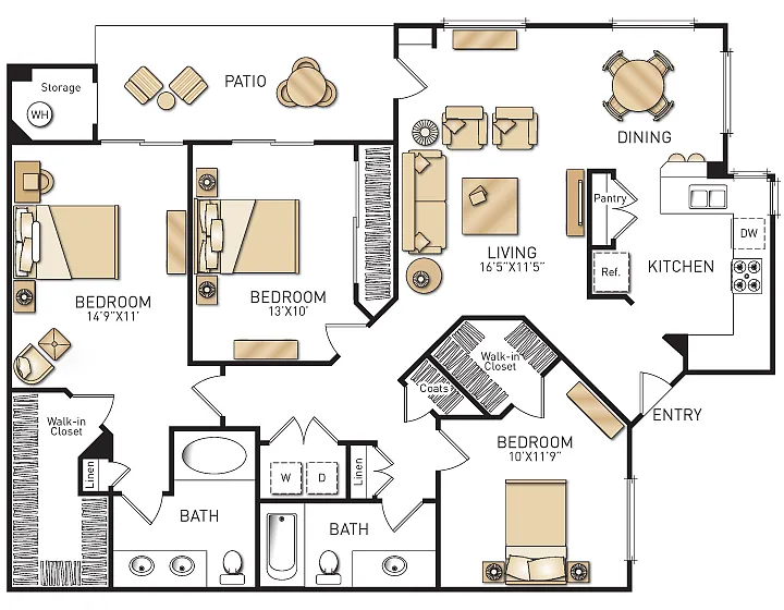Floor plan Plan E