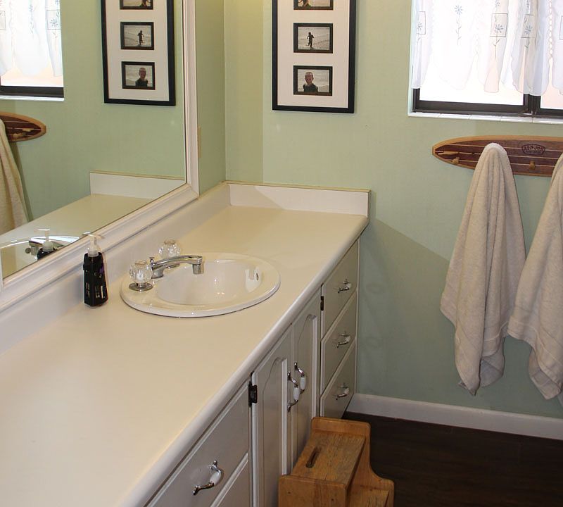 Hallway bathroom