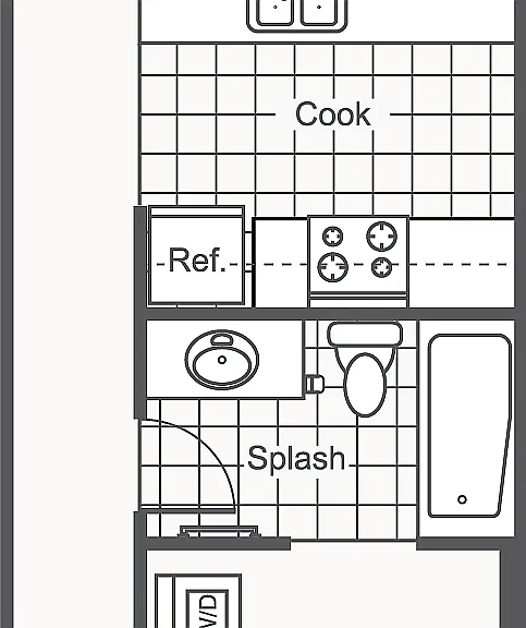 Atlas 2 | 1-Bedroom Floorplan Atlas 2 | 1-Bedroom Floorplan