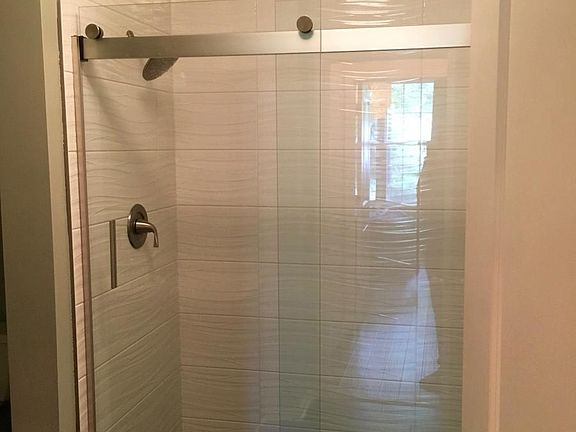 Newly remodeled master bath with walk in shower
