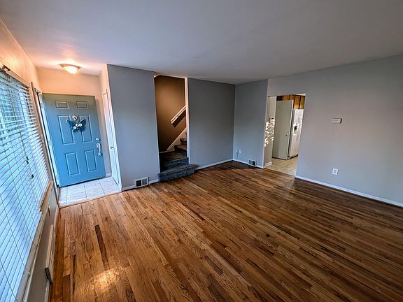 Front entry and living room
