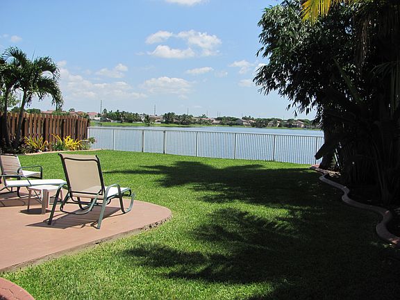 View of Lake Backyard