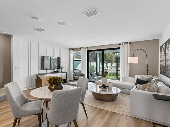 Open concept townhome Model Representation