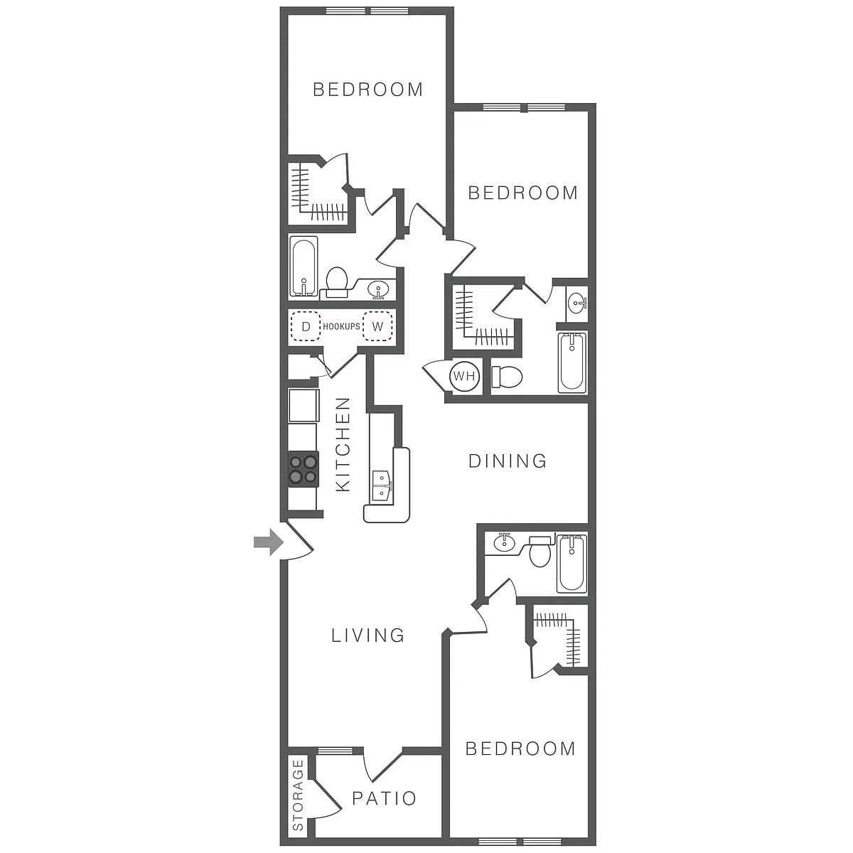 Floor plan C1R